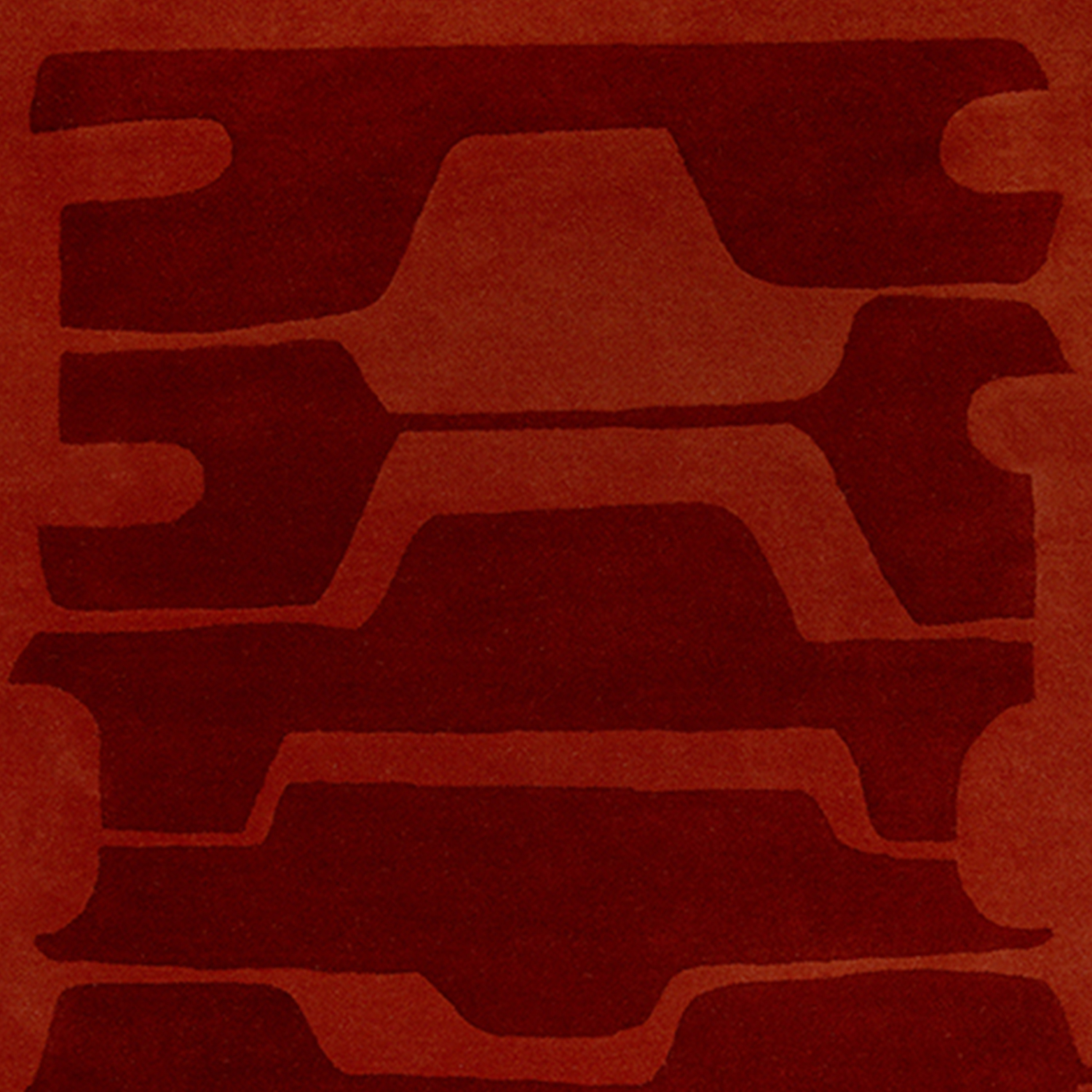 Benares Rust 地毯的图片
